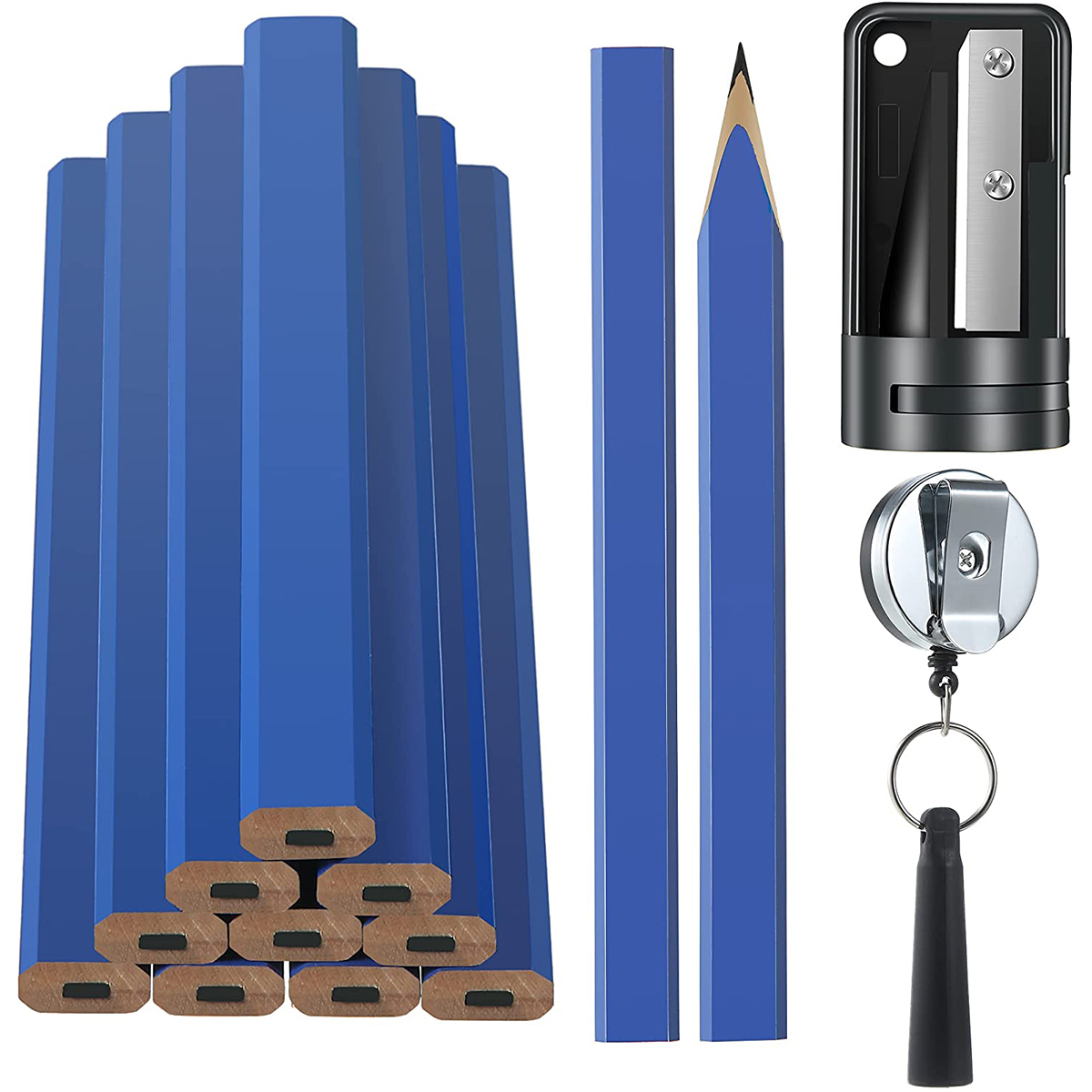 12Pcs Octagonal Square Pencil  - огляд і ціна Woodworking Classes