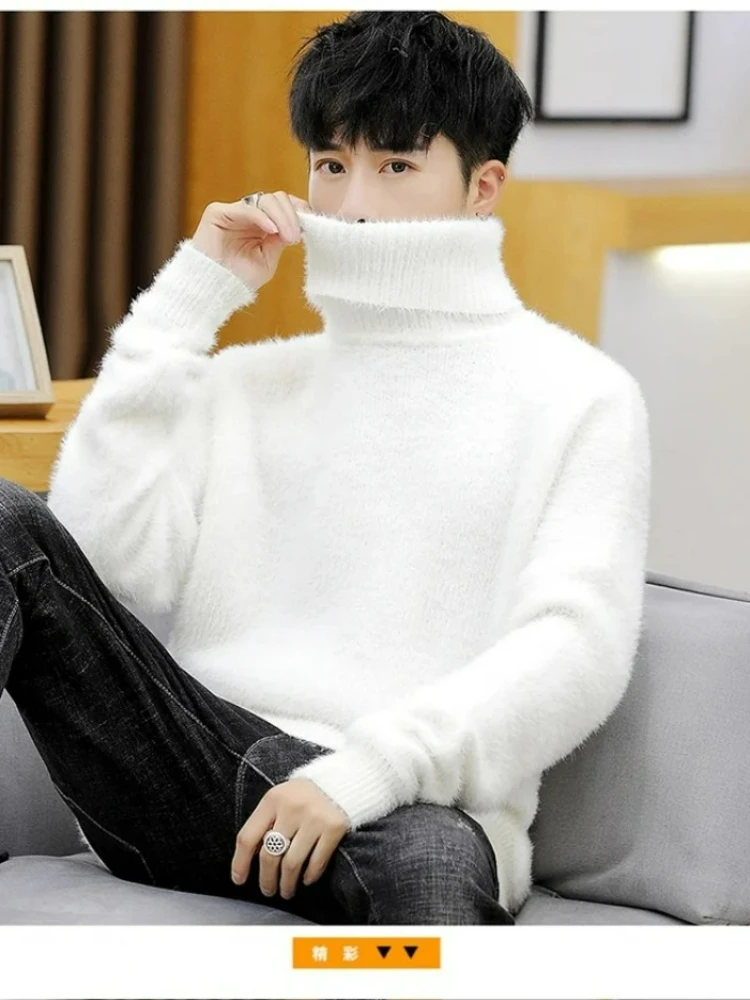 White Pullover Turtleneck Men  - огляд і ціна Woodworking Brand