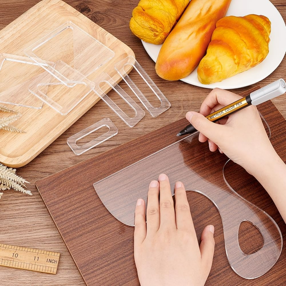 7Pcs Charcuterie Template Acry - огляд і ціна Woodworking Design Software