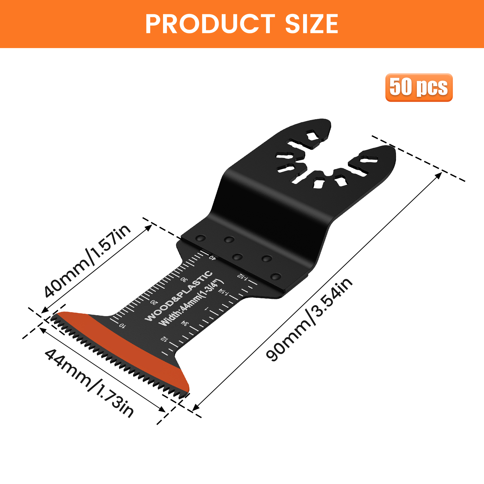 50/10Pcs Oscillating Saw Blade - огляд і ціна Spoke Shave Round