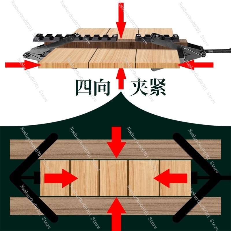 4-Way Panel Clamp, Adjustable  - огляд і ціна Woodworking Novel