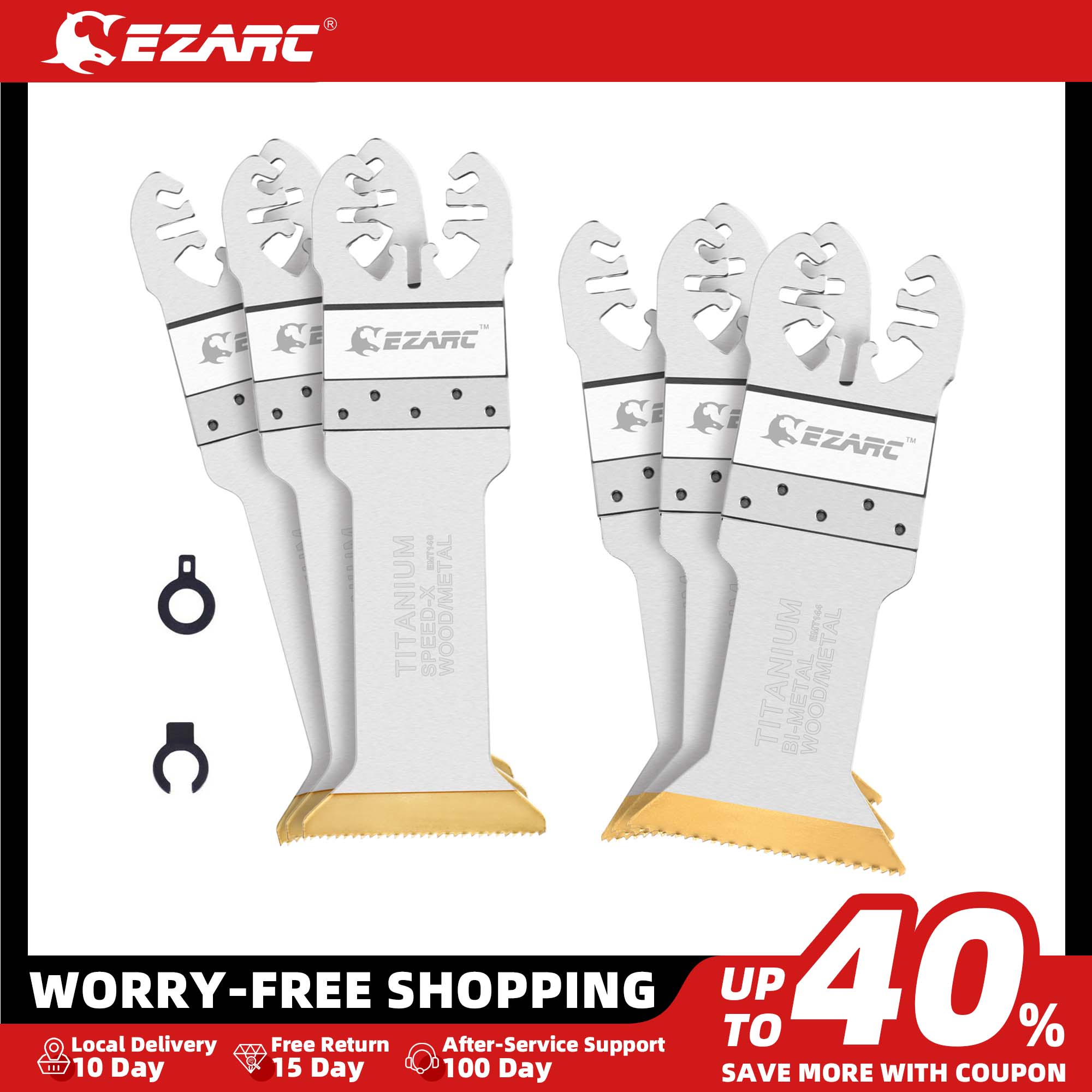 EZARC 6PC Titanium Oscillating - огляд і ціна Spoke Shave Round